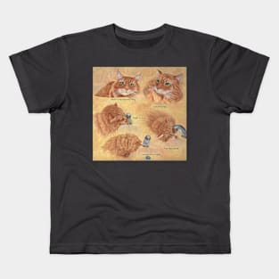 Orange Cat and Water Faucet Kids T-Shirt